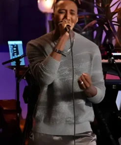 The Voice S27 Renzo Gray Print Sweatshirt