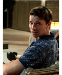 The White Lotus S03 Patrick Blue Shirt