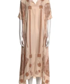 The White Lotus S3 Michelle Monaghan Printed Long Dress