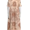 The White Lotus S3 Michelle Monaghan Printed Long Dress Back