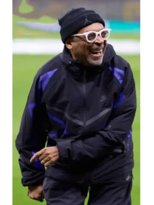 UEFA Champions League Spike Lee Black Jacket