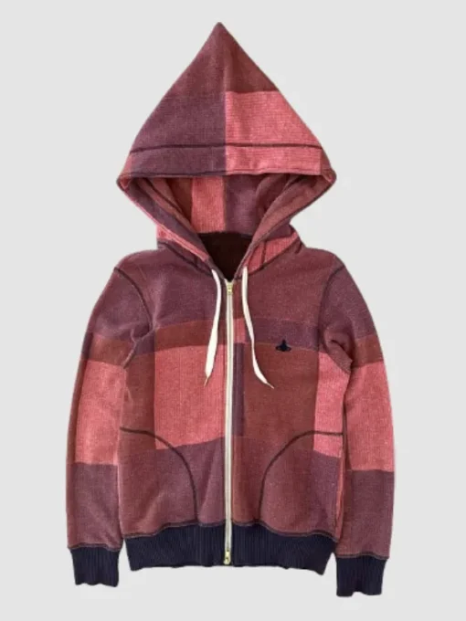 Vivienne Westwood Plaid Wizard Knit Hoodie