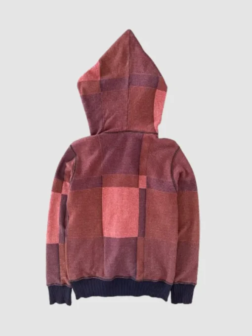 Vivienne Westwood Plaid Wizard Knit Zip Up Hoodie