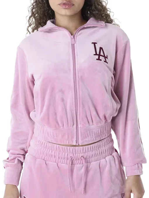 Women LA Dodgers Velour Tracksuit