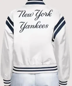 Yankees White Starter Varsity Jacket