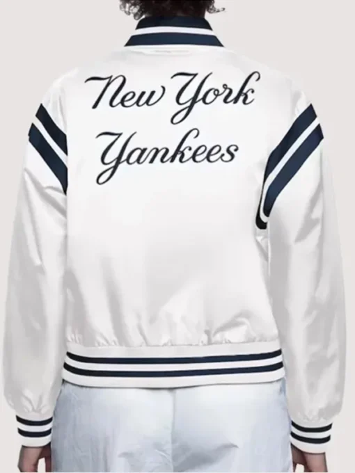 Yankees White Starter Varsity Jacket