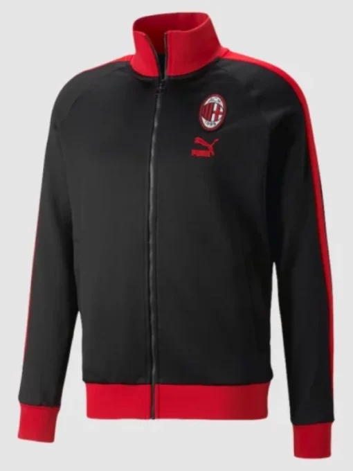 AC Milan Heritage T7 Raglan Black Track Jacket