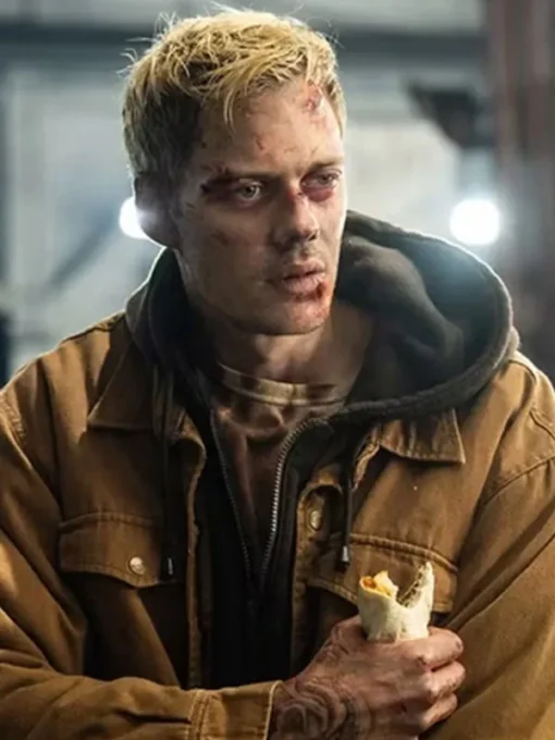 Bill Skarsgard Brown Jacket