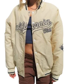 California 94 Bomber Cream Jacket