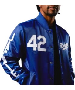 Los Angeles Dodgers Jackie Robinson Jacket Blue