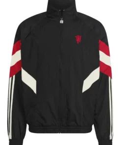 Manchester United Track Black Jacket