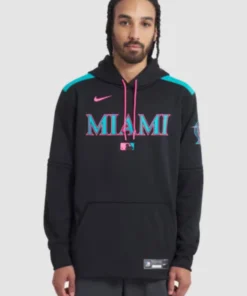 Miami Marlins Nike 2025 City Connect Hoodie