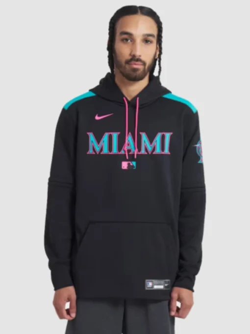 Miami Marlins Nike 2025 City Connect Hoodie
