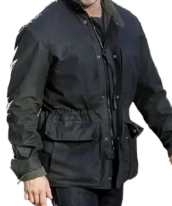 MobLand 2025 Tom Hardy Black Jacket
