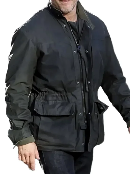 MobLand 2025 Tom Hardy Black Jacket