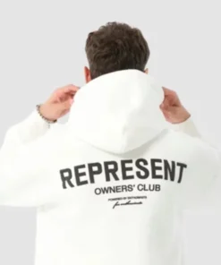 Represent White Hoodie