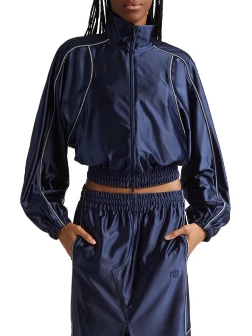 SNL S50 Scarlett Johansson Blue Track Jacket