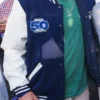 Seattle Seahawks 50th Season Jacket Blue White