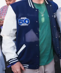 Seattle Seahawks 50th Season Jacket Blue White