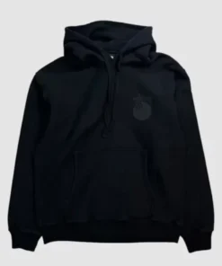 Stussy 8 Ball Pigment Dyed Black Hoodie