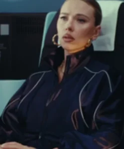 TV Series SNL S50 Scarlett Johansson Blue Track Jacket