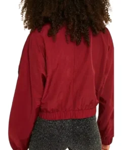 The Feud S01 Megan Red Striped Jacket