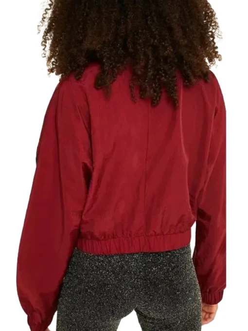 The Feud S01 Megan Red Striped Jacket
