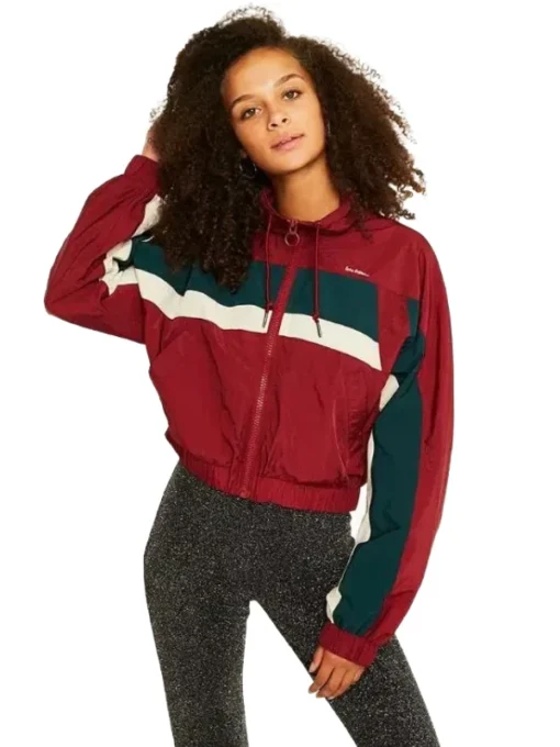 Megan Trower Red Striped Jacket