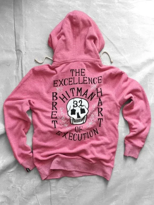 Time Champ Pink Hoodie Cm Punk Bret Hart 32 Hitman