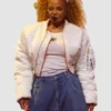 American Music Awards 2025 Janet Jackson White Cropped Jacket