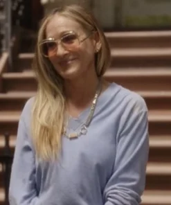 And Just Like That S03 Sarah Jessica Parker V Neck Sweatshirt