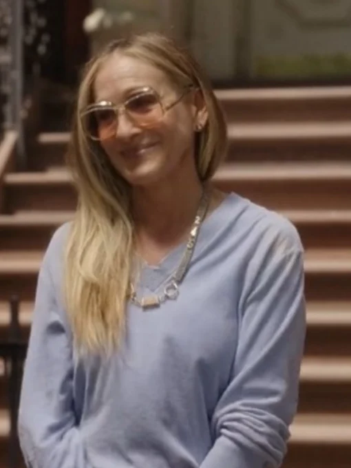 And Just Like That S03 Sarah Jessica Parker V Neck Sweatshirt