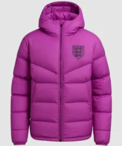 England Lionesses Purple Puffer Jacket