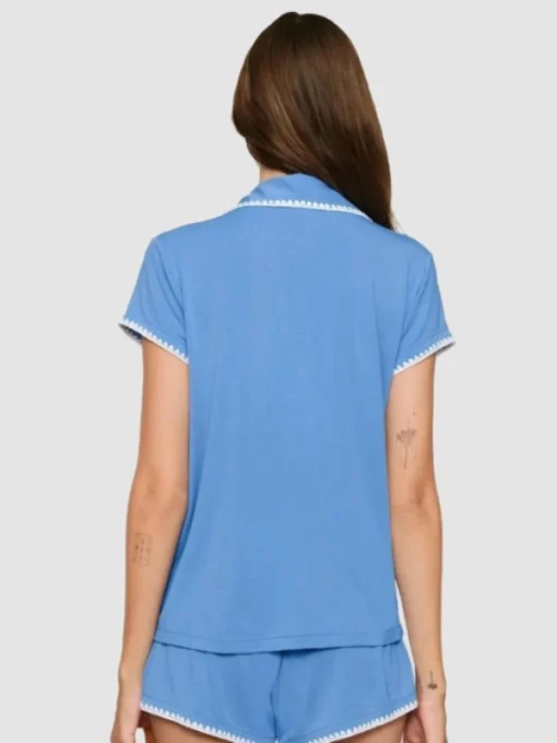 Ginny & Georgia Brianne Howey Blue Shirt