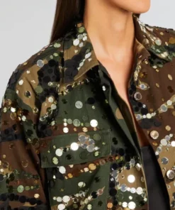 Gwen Stefani Camo Jacket