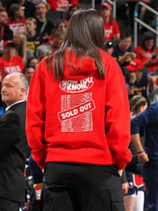 Indiana Fever Caitlin Clark Red Hoodie