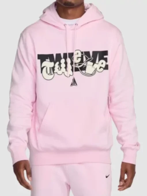 Ja Morant Basketball Hoodie Pink