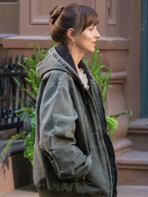 Materialists Dakota Johnson Hooded Jacket