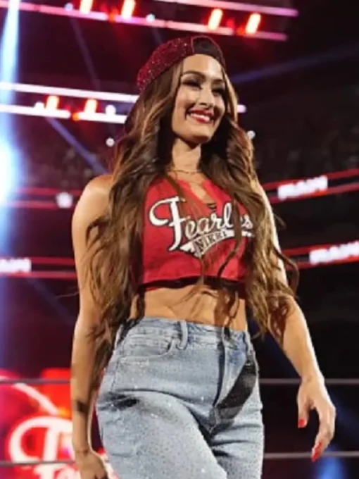 Nikki Bella Monday Night RAW Fearless Nikki Red Top