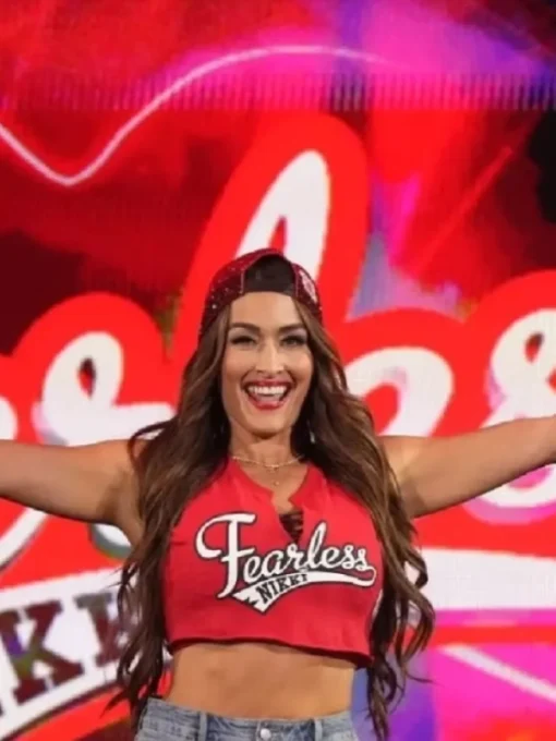 Nikki Bella Monday Night RAW Fearless Nikki Top Red