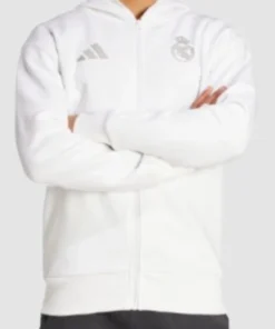 Real Madrid Anthem White Jacket