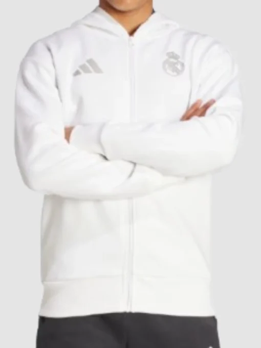 Real Madrid Anthem White Jacket
