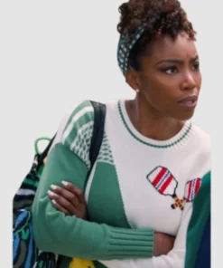 Sweet Magnolias S4 Heather Headley Pickleball Sweater