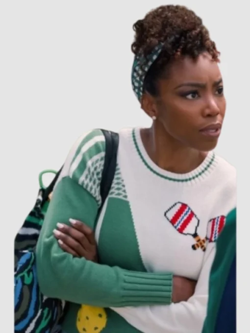Sweet Magnolias S4 Heather Headley Pickleball Sweater