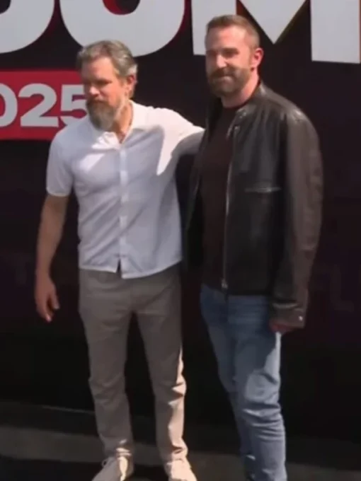 TUDUM 2025 Leather Ben Affleck Jacket
