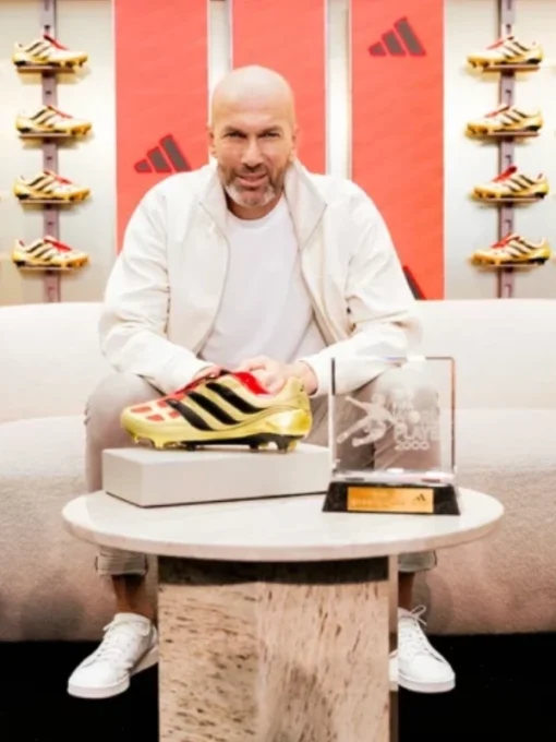 Zinedine Zidane Adidas White Jacket