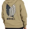 Attack On Titan Brown Hoodie