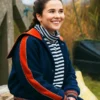Billie Such Brave Girls Season 2 Lizzie Davidson Blue Varsity Jacket