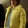 Deb Such Brave Girls Season 2 Louise Brealey Yellow Bomber Jacket