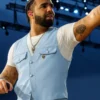 Drake Wireless Festival 2025 Blue Vest